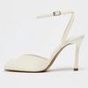 Fashion Sexy Peep Toe Heeled Sandals Women Elegant Ankle Strap Buckle High Heels Comfortable Soft Leather Party Shoes Sandalias De Mujer
