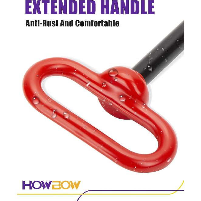 1/2 Inch Trailer Hitch Pin And Clip, 1/2" X 4" Tow Hitch Pin Rubber Coated Red Handle Pin For Tractors, Towing, Lawn Mower, Golf Cart And ATV, Heavy