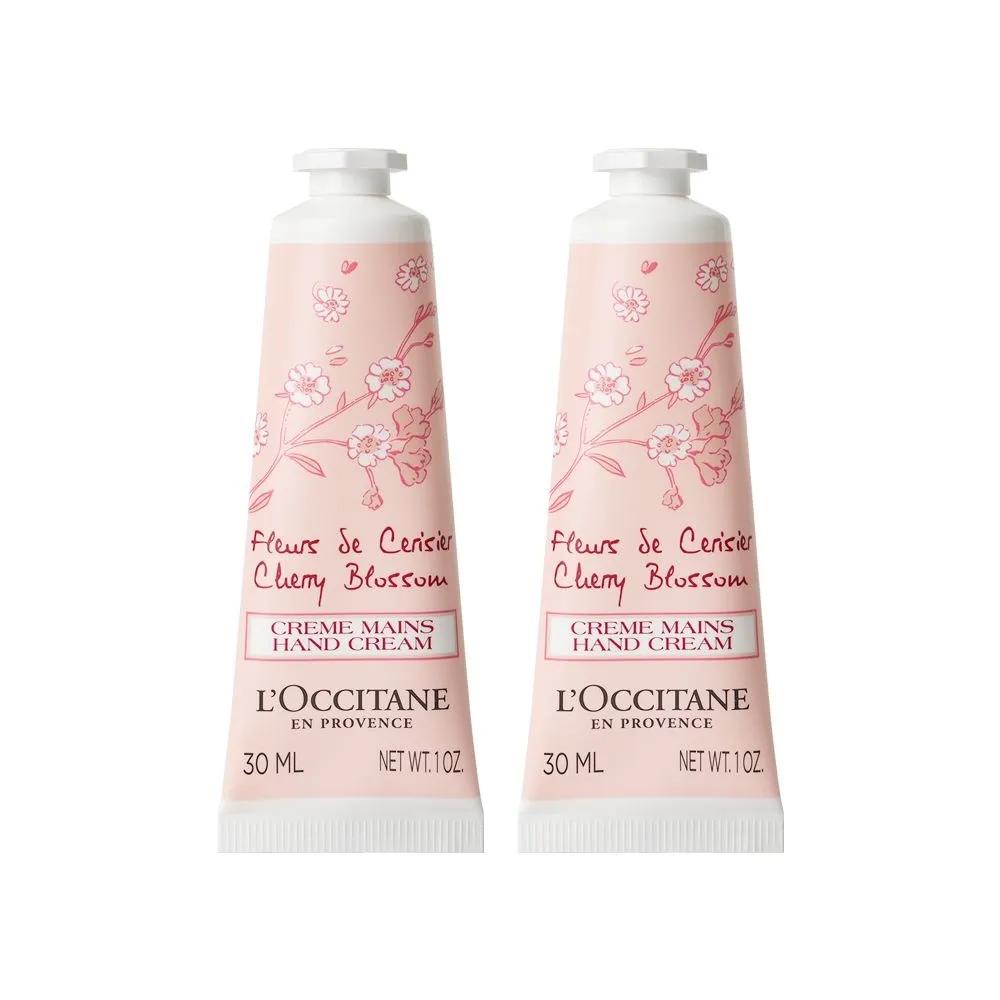L OCCITANE Cherry Blossom Soft Hand Cream 30ml x2 duo