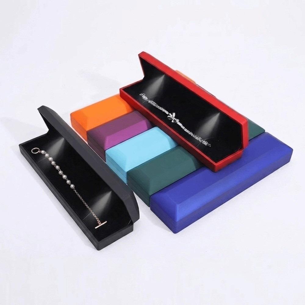 Jewelry Display Jewelry Gift Box Velvet Lined Necklace Storage Box Necklace