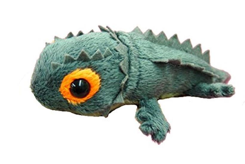 Little Beans Red-eyed Stag Beetle Lizard Plush Toy, 15cm