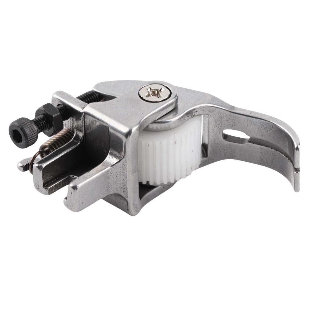 Adjustable Roller Presser Foot Sewing Machine Foot for Leather Thick Fabric Cloth