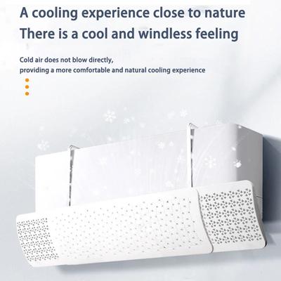 Retractable Air Conditioner Wind Deflector Anti-Direct Blowing, Universal Outlet Baffle, Windshield, Cold Air Deflector Cover
