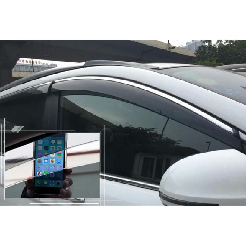 For Toyota C-HR CHR 2016 2017 2018   Plastic Exterior Visor Vent Shades Window Sun Rain Guard Deflector 4pcs