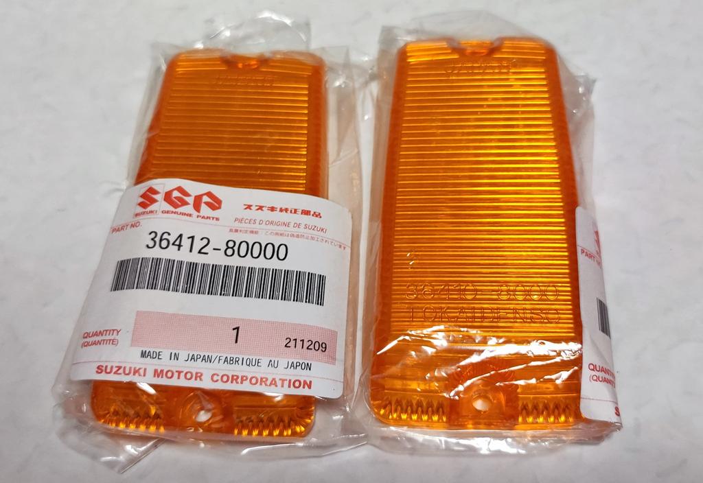 Suzuki Jimny SJ30JA11JA12JA22JA71 side turn signal lens side marker lens genuine left and right set