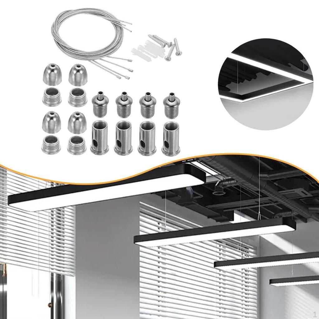 Ceiling Hanging Wire Cable Kit Aquarium Light Portable Pendant Suspension Wires for