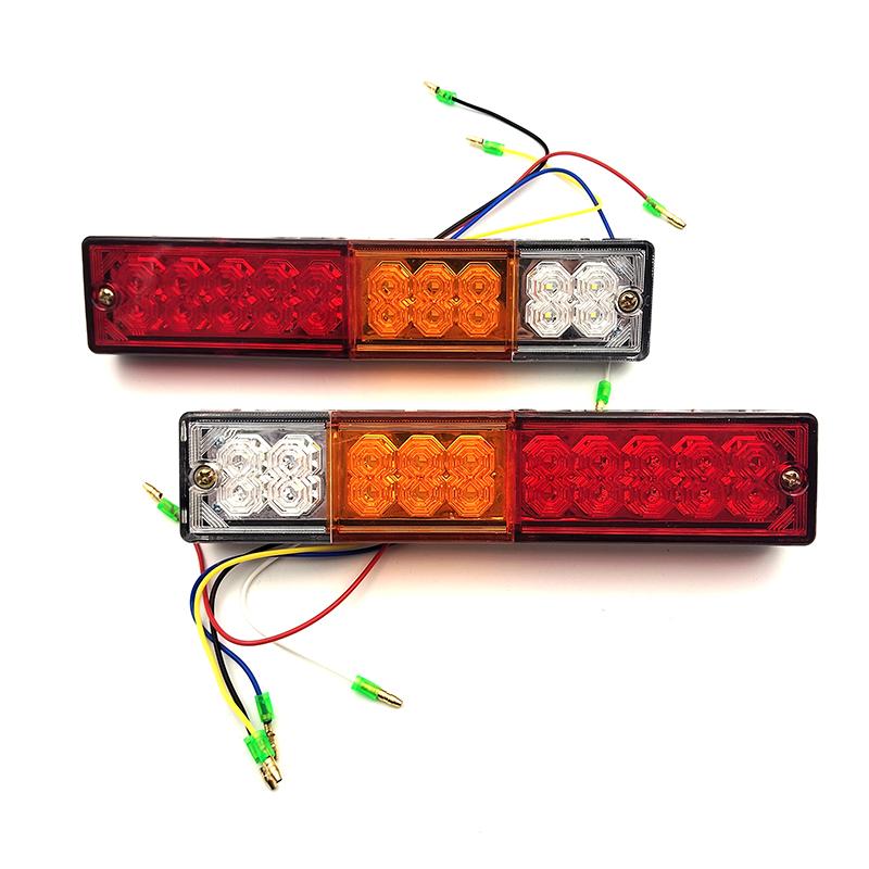 LED Style Taillight Assembly Compatible with 12V-24V Voltage for Automotive/Manual/Modification High Quality Replacemen
