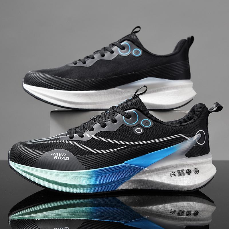 

New Summer Breathable Sneakers Fashion Cushioning Wear-Resistant Lace-Up Running Shoes for Men Casual Shoes Couple Style 45