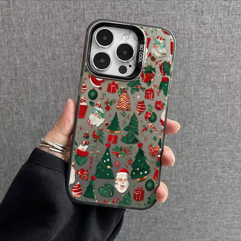 Full Screen Christmas Gift Christmas Tree for iPhone17ProMax Mobile Phone Protective Case Apple 15/14 Niche