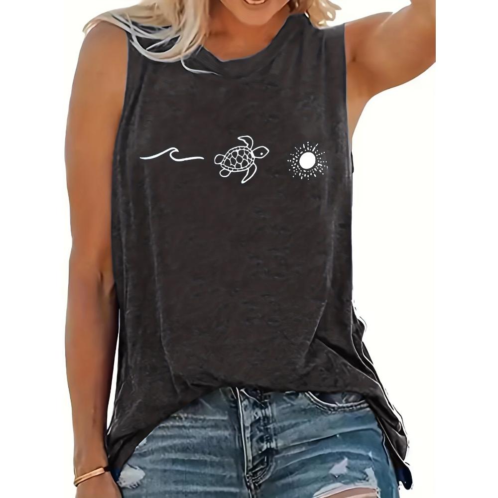 

Однотонная майка без рукавов, весенне-летняя повседневная майка без рукавов с круглым вырезом, женская одежда XL