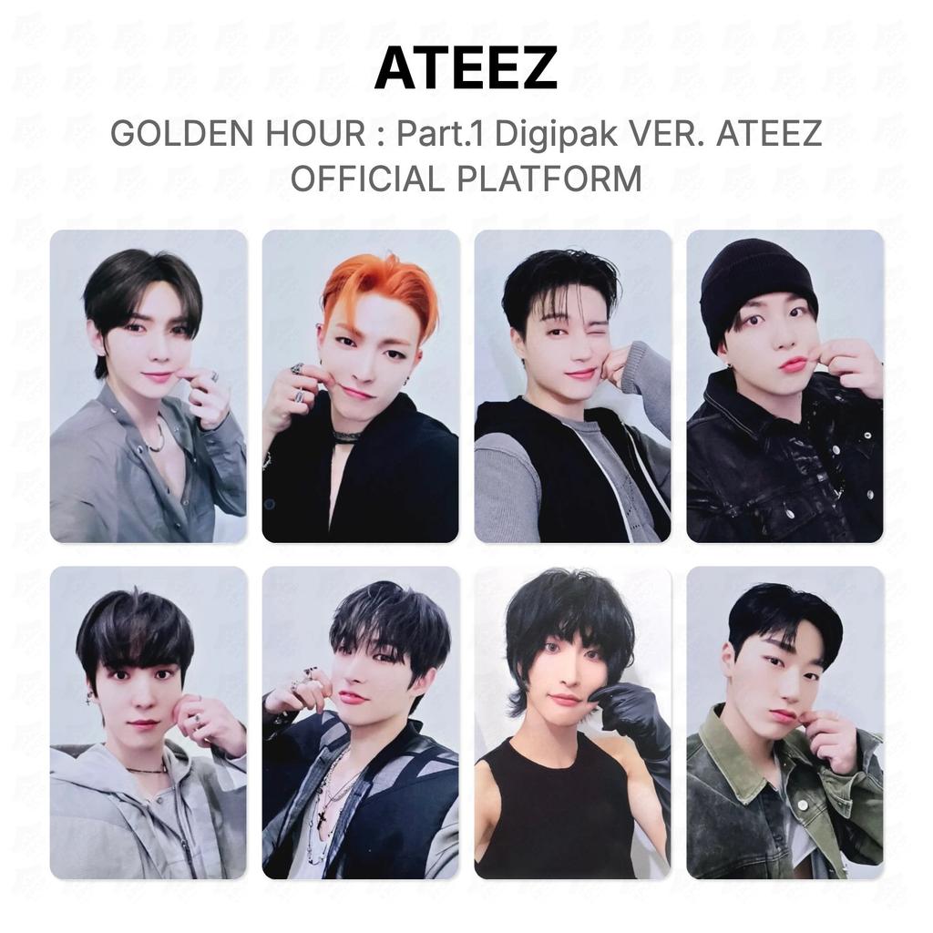 ATEEZ GOLDEN HOUR : Part.1 Digipak VER. ATEEZ OFFICIAL PLATFORM Official Photocard