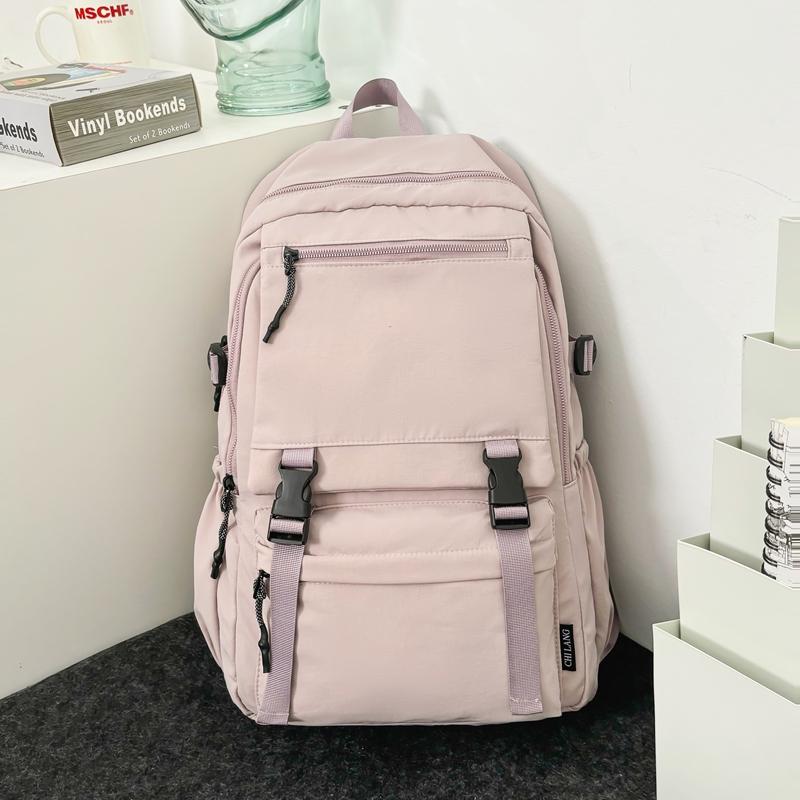 Männer Einfarbig Rucksack Frauen Große Kapazität Reise Rucksack Student Schul