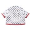 Jordan Paris Saint-Germain Casual Breathable Printed Loose Polo Shirt Women shirts White DC0452-100