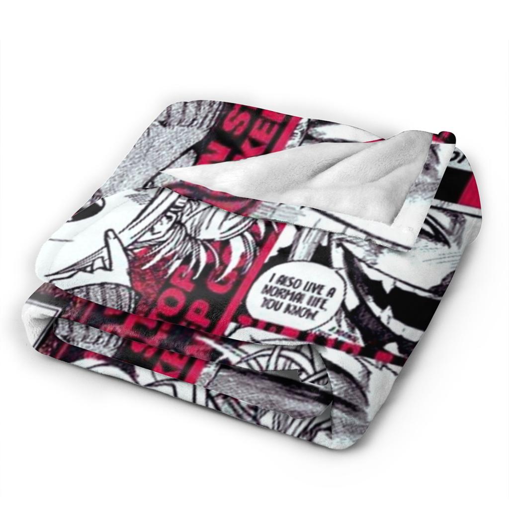 Himiko Toga Fuzzy Blankets Himiko Toga Boku no My Hero Academia Anime Manga Comic Funny Throw Blanket for Home Bedspreads,
