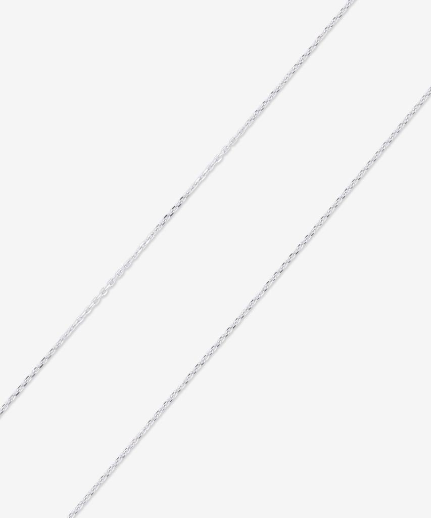 Maison Margiela Logo Reference Ring 3Mm Necklace - Silver / Sm1Uu0066P8865102