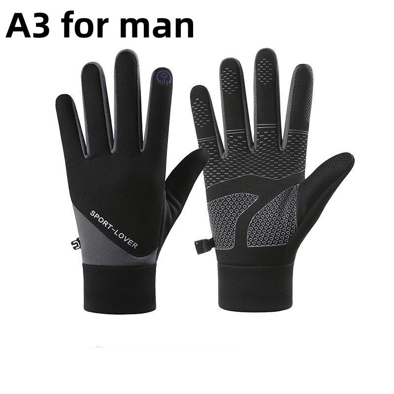 Autumn Winter Outdoor Cycling Gloves Gym Fitness Sports Running Warm Touch Screen Nonslip Gloves Motorcycle Gloves