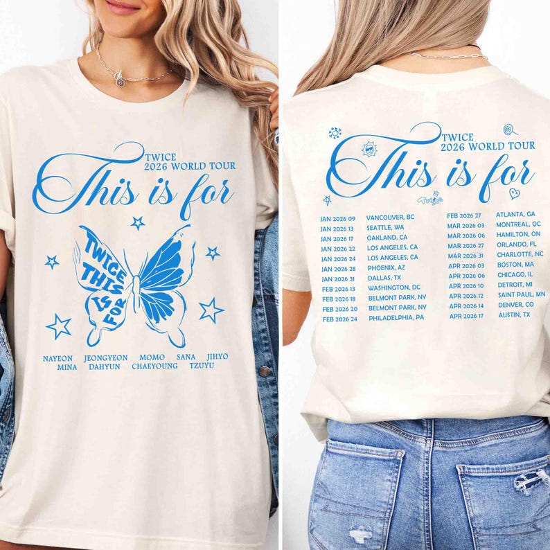 Ретро Twice This Is for Футболка, Графическая футболка Twice, Футболка Twice This Is for Мировое турне, K-pop футболка Twice, Футболка с музыкального тура Twice 4XL