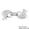 Juya DIY Natursteine Schmuckherstellung Komponenten Handgefertigte Verbinder Befestigungselemente Schnallen Verschlüsse Verschlüsse Perlen Perlen Verschlüsse Zubehör