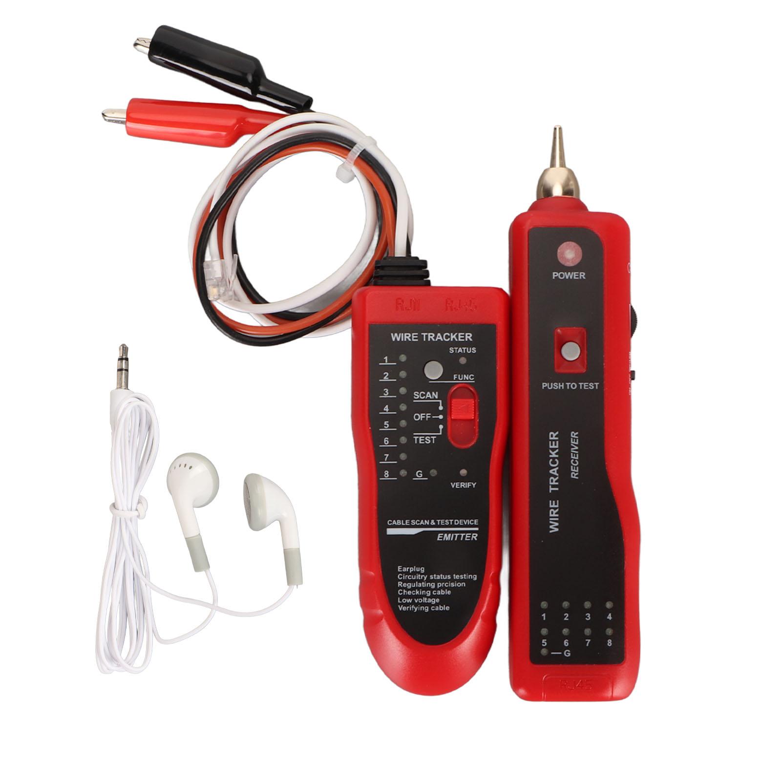

Wire Tracer Multifunction Status Testing Regulating Checking Support Earphone Circuit Tracer for
