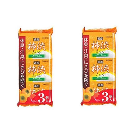 

Persimmon Tannin 100g x 6 packs soaps x 2 Contains persimmon persimmon and moisturizers Soap, (3 bags) extract, tannins,