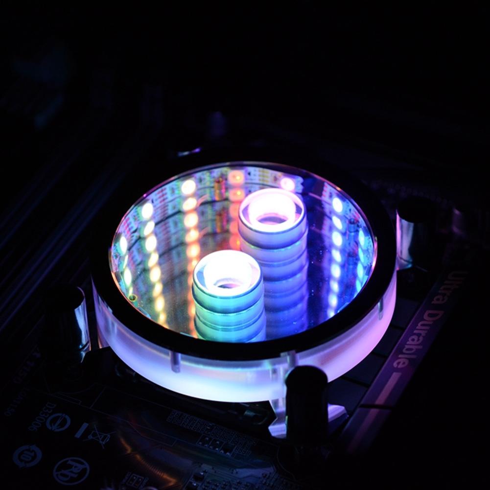 Computer CPU Water Cooling Block with Anti Oxidation Copper Base for INTEL 1150  1151  1155  1156