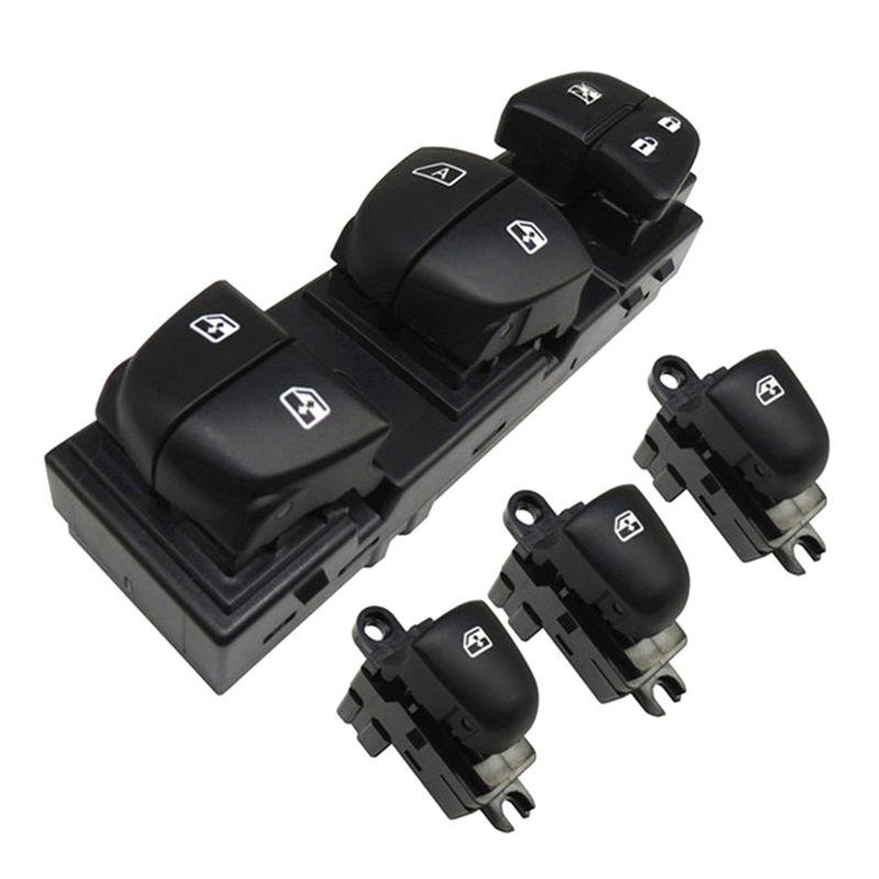 

Portable 1 Set Car Power Window Control Switch Parts Accessories Fit For Nissan Juke 25401-1KA0A 25411-1KL5A (Black,NONE)