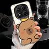 Funny Capybara Cartoon Cute Soft Phone Case for Xiaomi Redmi Note 13 14 15 Pro Plus 12S 12 11S 11 11T 10S 10 Shockproof Cover Ba