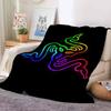 Fashion print R-Razer Blanket For Sofa Office Bed Plane Travel Sleep Read Relax Camping Soft And Warm
