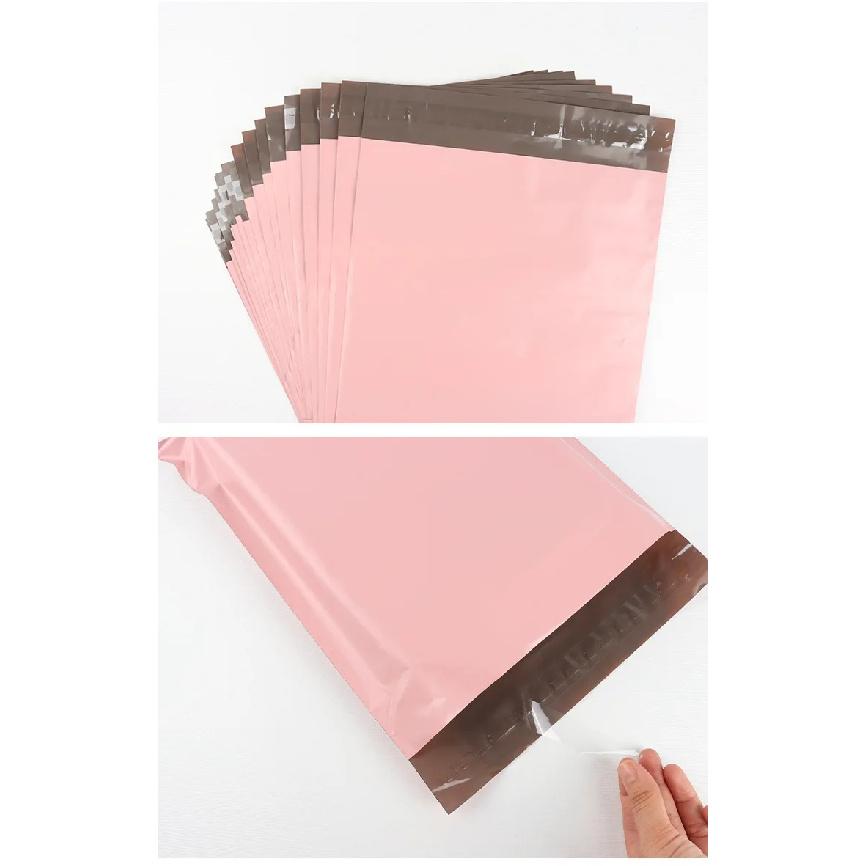 50Pcs Pink Poly Mailer Shipping Bags Waterproof Mailing Envelopes Self Seal Post Transport Bags Thicken Courier Bag 16 Sizes