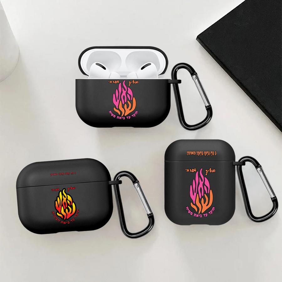 Flame Pattern Case For Airpods 3 4 2 Pro3 Pro2 1 Pro Earphone Cases Cover