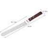 Zhishi Wooden Handle Curved Spatula Set