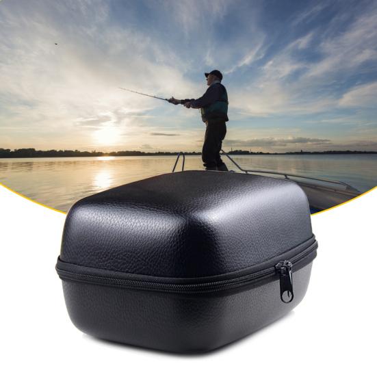 Fishing Reel Bag Waterproof Easy To Wipe EVA Spinning Wheel Fishing Wheel Box for Angling
