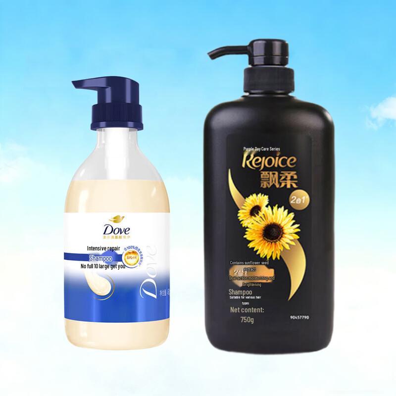 

Dove & Rejoice Hydrating & Nourishing Shampoo Set