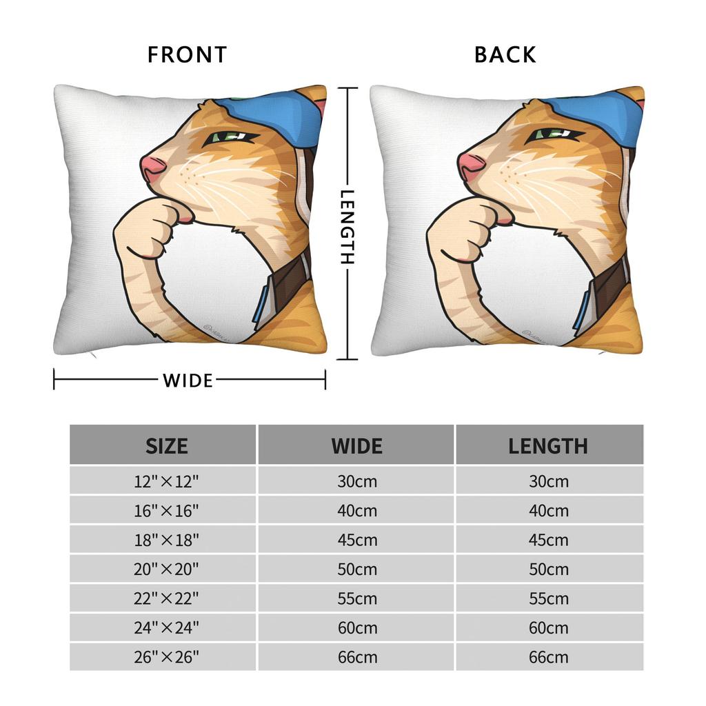O-OverwatchES Pillow Case Square Pillow Cover Cute Funny Cushion Cover For Sofa Couch Bed Living Room