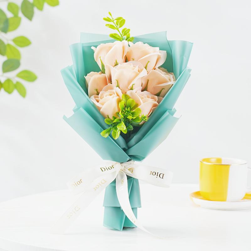 Scented Soap Rose Bouquet: Perfect Gift for Mother's Day, Valentine's, Birthdays - Ideal for Girlfriends, Moms, Besties, Teachers.