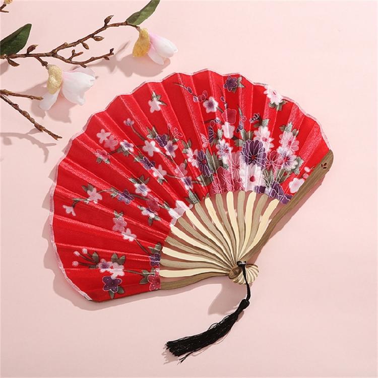 Vintage Muschelfächer Japanischer Chinesischer Handfächer für Hochzeitsmädchen Tanzfächer Geschenk