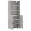 Highboard Concrete Grey 69.5 x 34 x 180 cm Particleboard