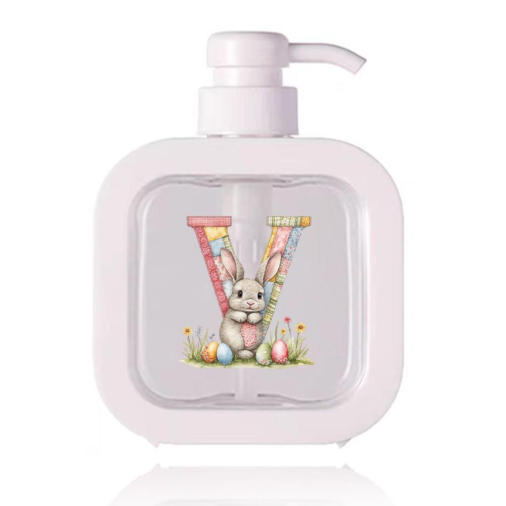 500ml Refillable Lotion Pump Bottle Empty Plastic Dispenser Leakproof Portable for Body Lotion Hand Wash Shower Gel Office Gift