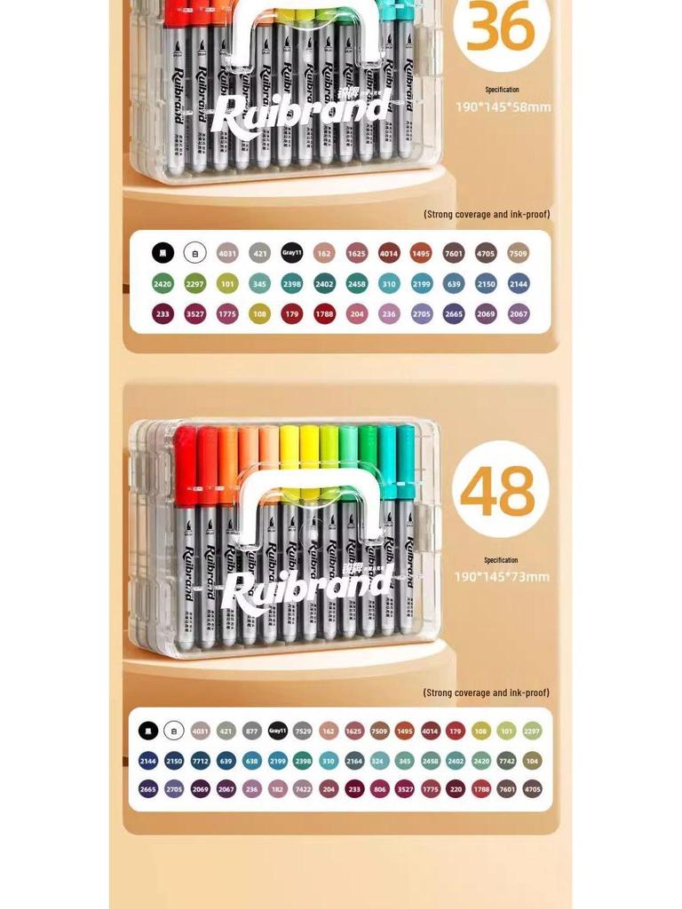 Translucent Soft Tip Acrylic Marker for Layering, DIY Art, Children's Graffiti, and Elementary School Drawing.