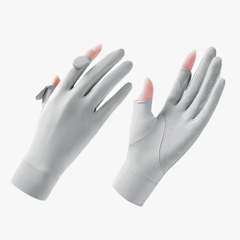 Sunscreen Gloves for Women with Ultraviolet Rays Summer Electric Car Anti Slip Thin Touch Screen Riding Sunscreen Gloves for Women