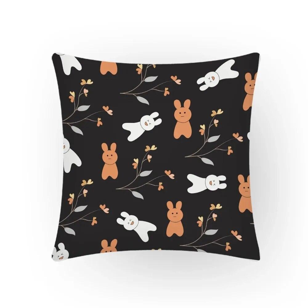 Gift Cartoon Household Products Cute Bear Animal Decoration Bedroom Gamer Pillow Cover Square