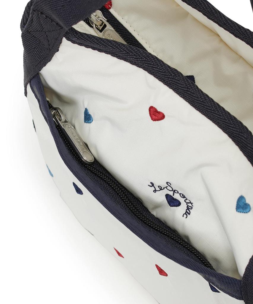Official Shoulder Bag SMALL Heart Embroidery [LeSportsac] JENNI/8056/Tricolor