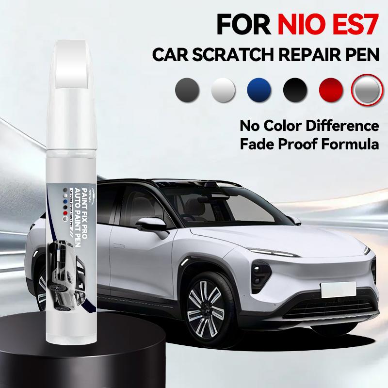 

Hot Car Dedicated Car Paint Repair Pen For 2022-2024 NIO ES7 Paint Scratch Repair Accessories Blue Green Cloud White Black Red G срібний