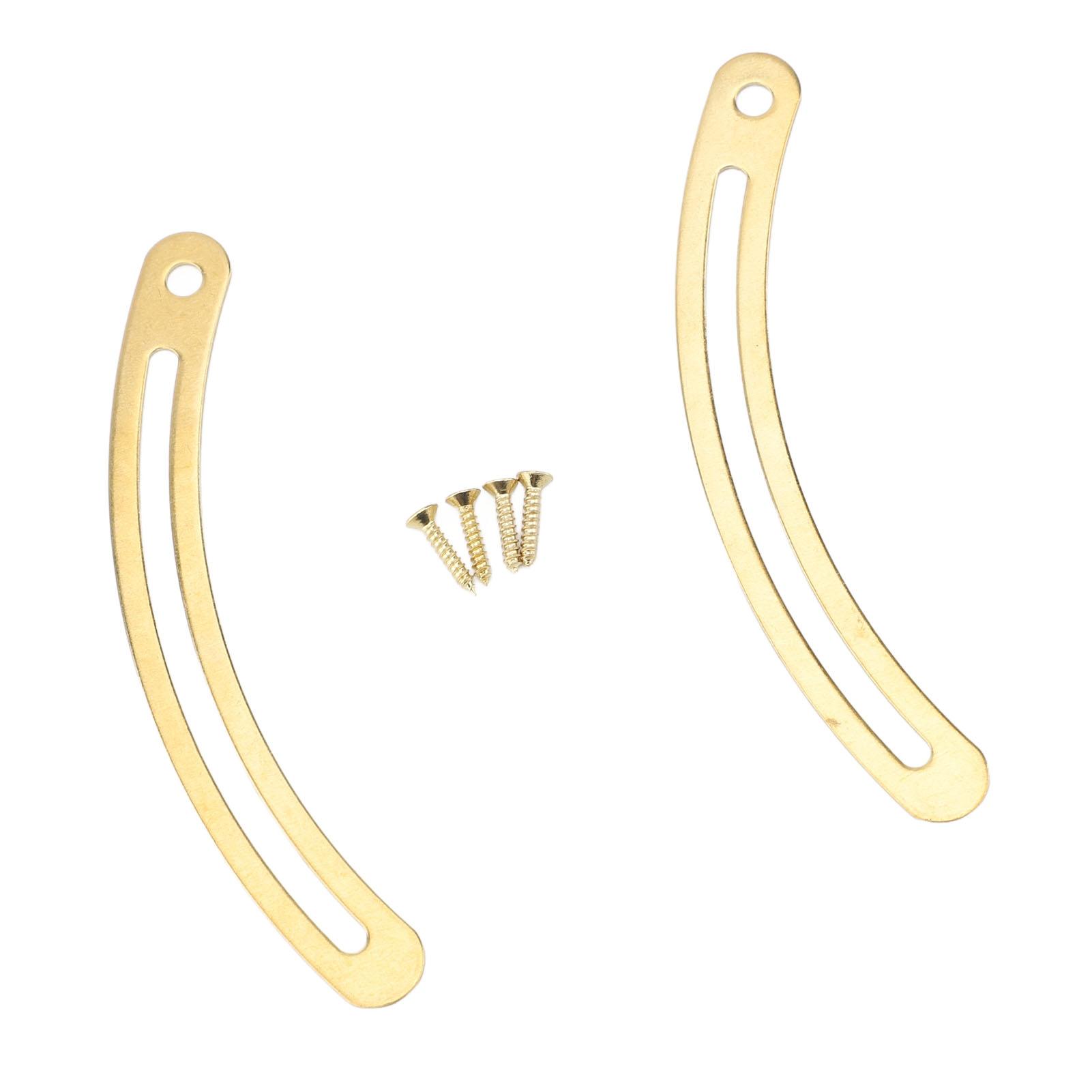 

20 Set Lid Support Hinge Metal Retro Lid Stay Hinge with Screw for Cabinet Box Furniture