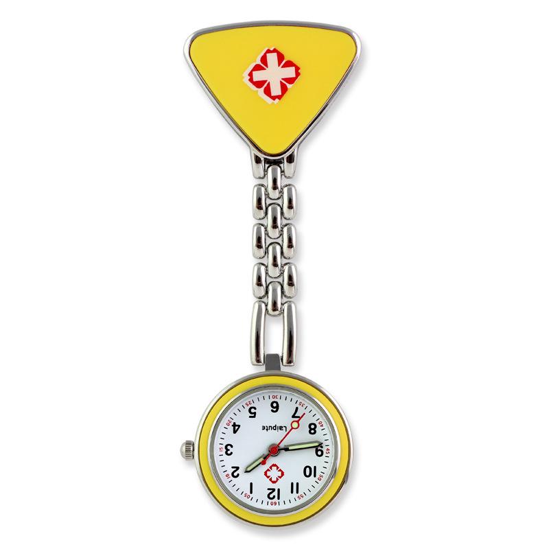 Leppte Luminous Nurse Watch: Clip-on Retro Pocket Breast Watch for Women, Cute Student Engraving