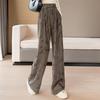Women's New Chinese Style Draped High-Waist Wide-Leg Pants