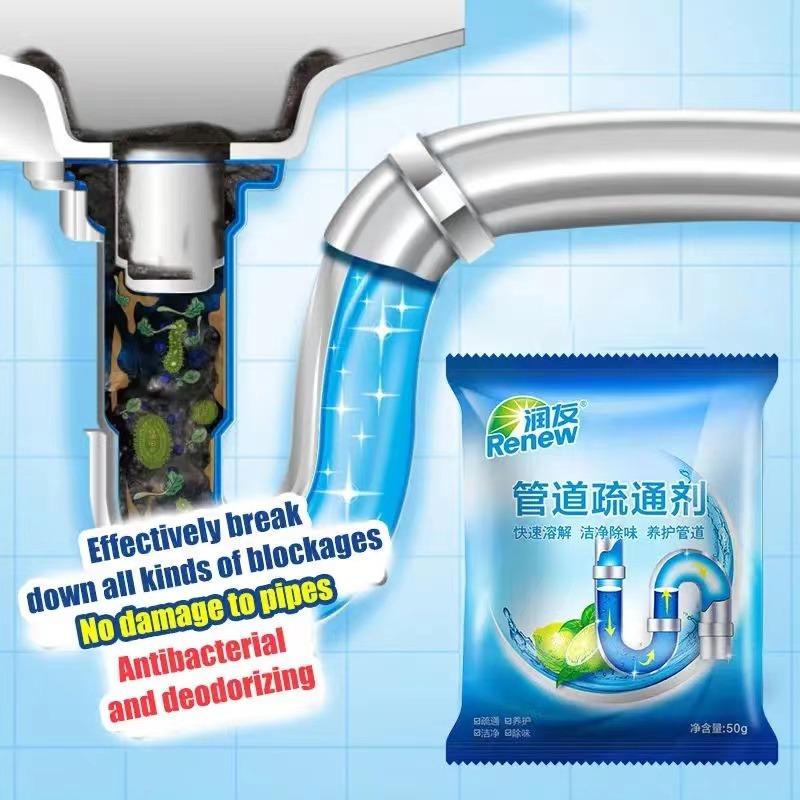 4m Pipe Sink Unblocker Drain Hair Cleaner Sink Refrigerator Foreign Matter Cleaning Brush Pipe Unblocking Handheld Tool