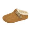 Thick-soled Bag Head Birkenstock Fluffy Slippers, Inner Height Increase, Velvet Warm Cotton Shoes, Winter Wear Half-towed Snow Boots