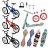 Mini trotinetă Trotinetă cu două roți Jucării educaționale pentru copii Trotinetă pentru degete Bicicletă Skateboard