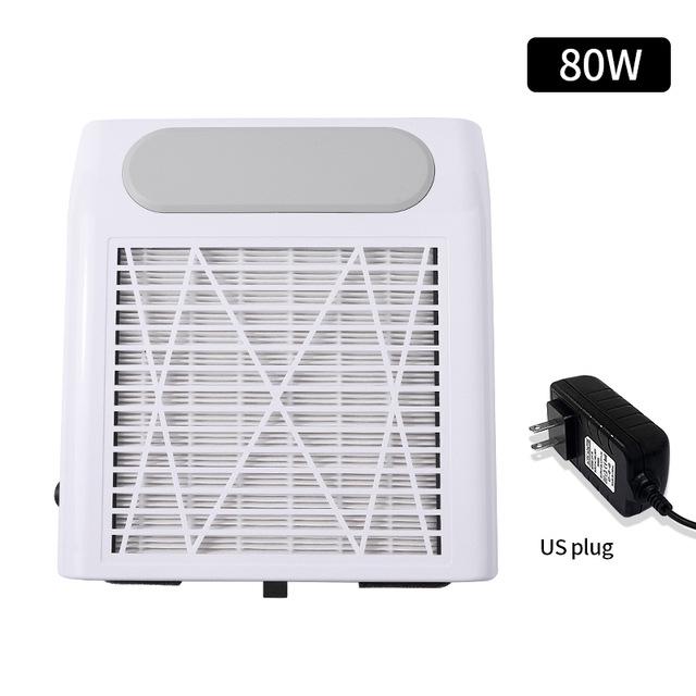 High-Power Low-Noise Japanese Nail Dust Collector with Filter